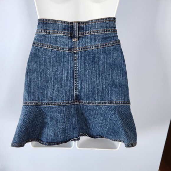 Y2 Blu denim mini skirt - Picture 2 of 5